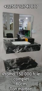 VENTE LAVABO TON MARBRE 100%