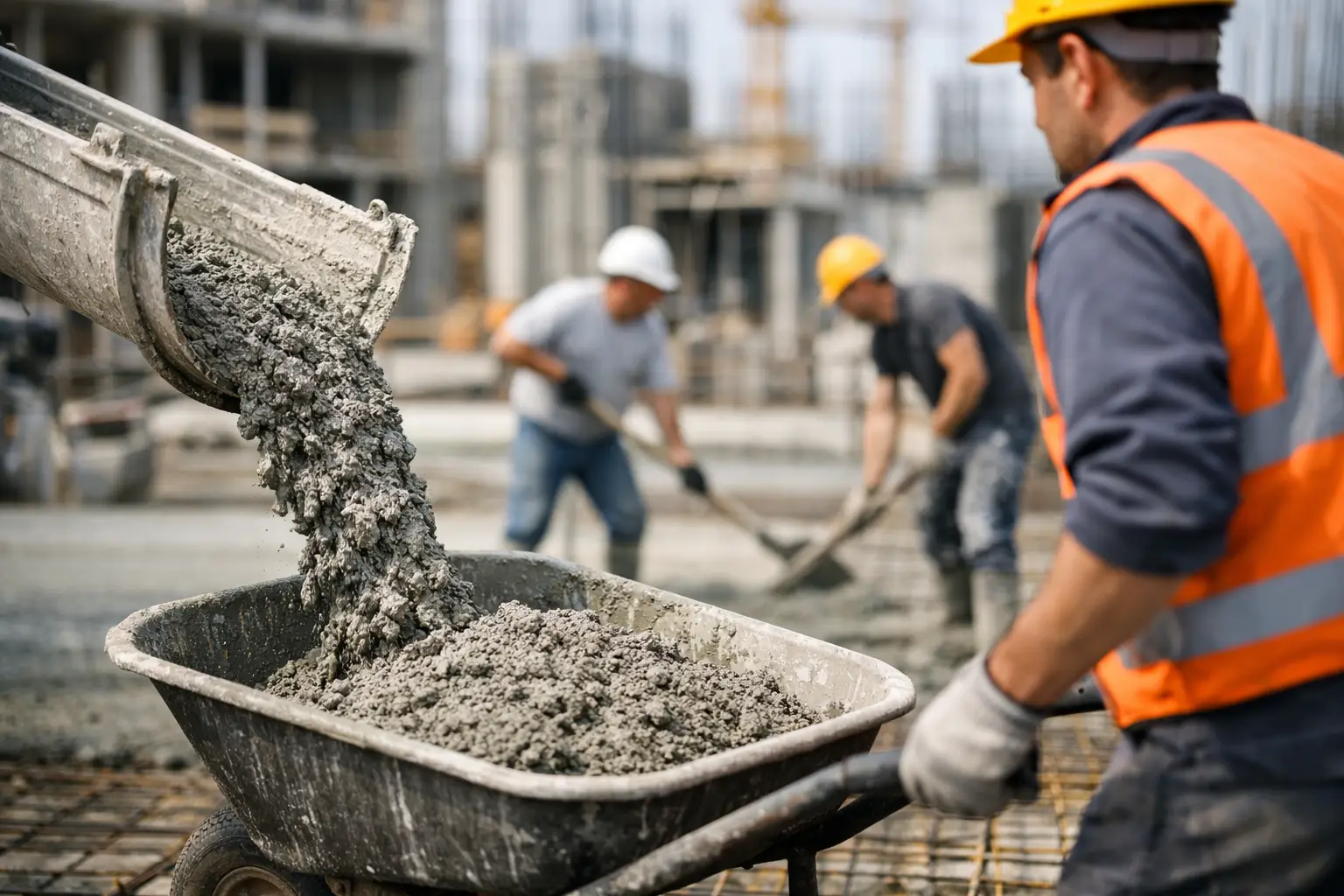 Béton prêt à l'emploi pour la construction
